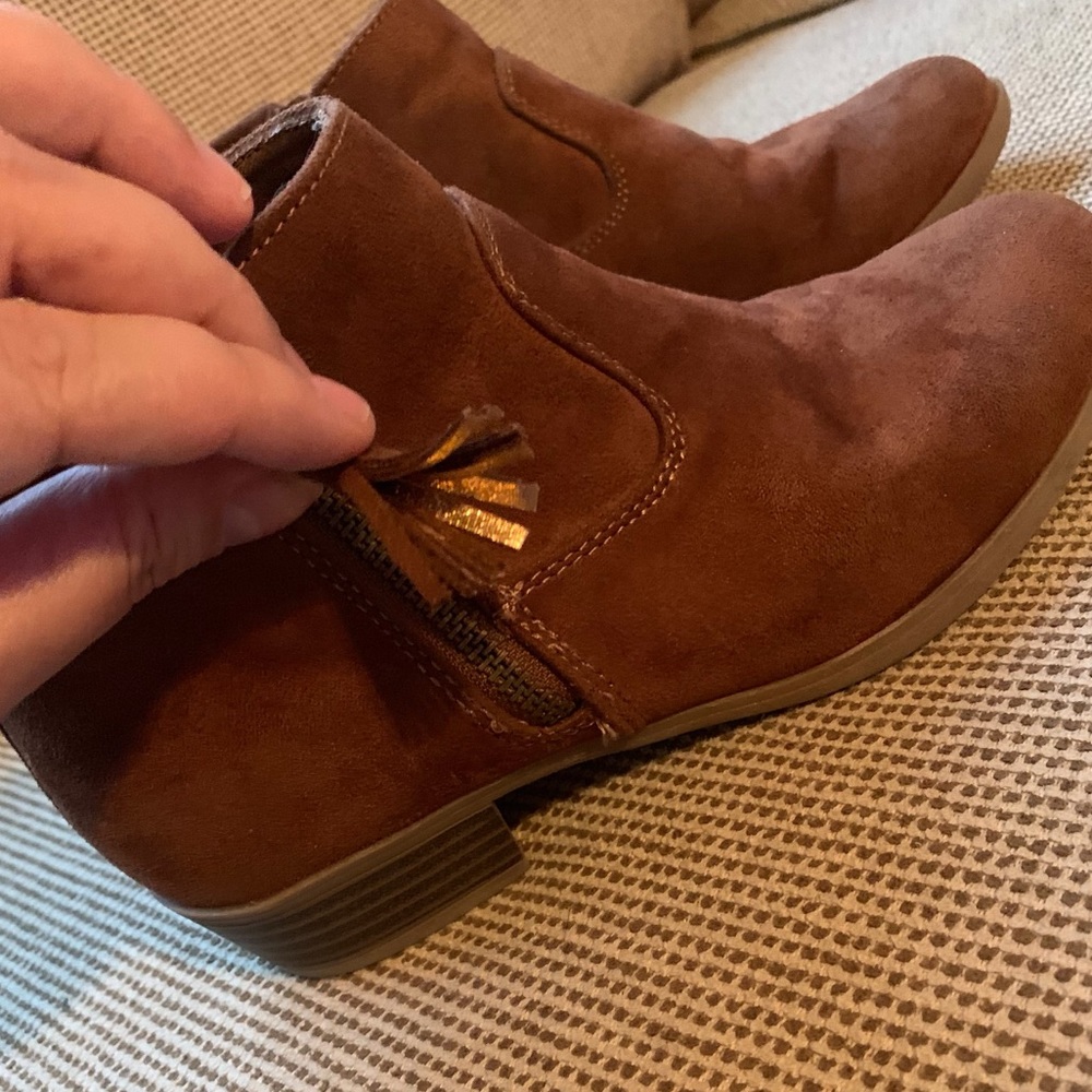 Suede Booties - Picture 2 of 4